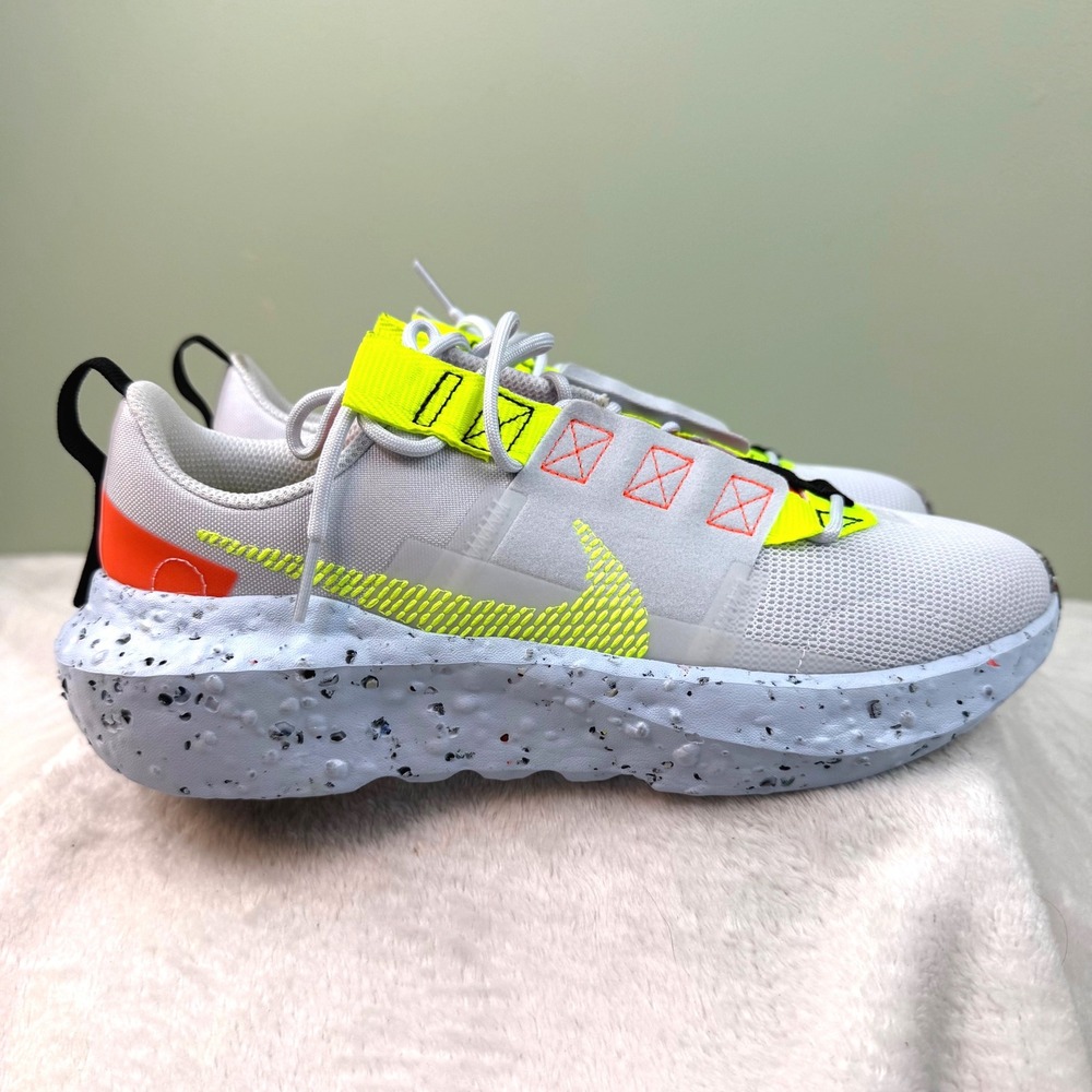 Nike Crater‎ Impact Light Bone Volt Orange Sneakers CW2386-002 Womens 8.5